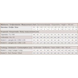 Snitm�mster - Line2Line - C518 Fl�senederdel med elastik i taljen