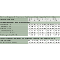 Snitmnster - Line2Line - J457 Bomber jakke med ribkanter