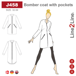 Snitmnster - Line2Line - J458 Bomberfrakke