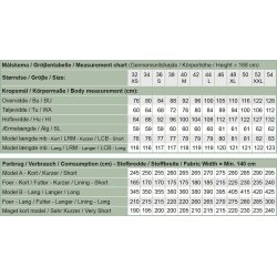 Snitmnster - Line2Line - J469 Jakke / frakke med flagermusrmer