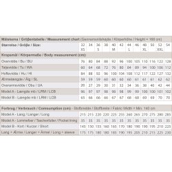 Snitmnster - Line2Line - J470 Jakke med husarsnit, taljeskring og krave