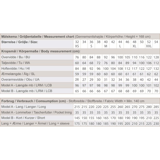 Snitmnster - Line2Line - J470 Jakke med husarsnit, taljeskring og krave