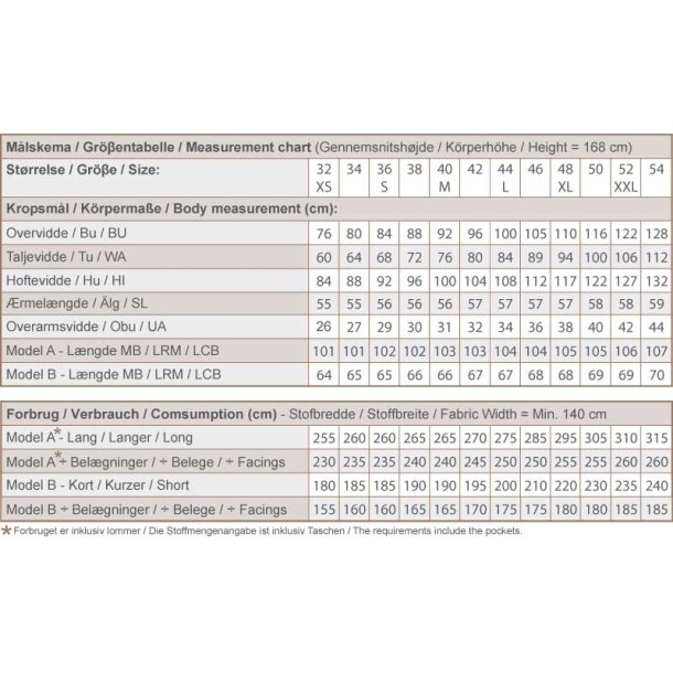 Snitmnster - Line2Line - B1274 Sl-om skjorte