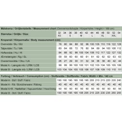 Snitmnster - Line2Line - K2271 Httekjole med kngurulomme