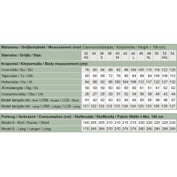 Snitmnster - Line2Line K2276 Kjole 