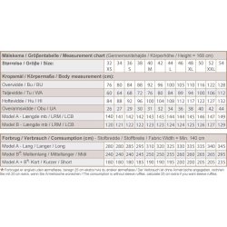 Snitmnster - Line2Line - K2282 Empirekjole med rynk og rmeflser