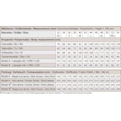Snitmnster - Line2Line - K2288 Kjole med bindebnd og flagermusrme