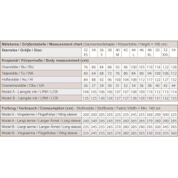 Snitm�nster - Line2Line - K2289 Raglankjole med puf�rmer og v-hals