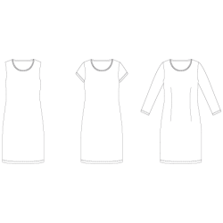 Snitmnster - Line2Line - K290 T-shirt kjole