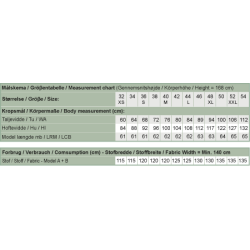 Snitmnster - Line2Line - N326 Nederdel med volant og elastik