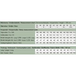 Snitmnster - Line2Line - N330 Klassisk nederdel med belgning