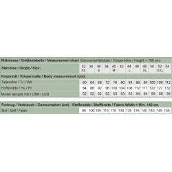 Snitmnster - Line2Line - N331 Asymmetrisk nederdel med knapper