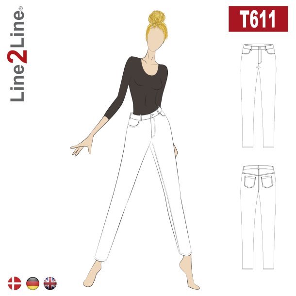 Snitmnster - Line2Line - T611 Jeans - Curvy A