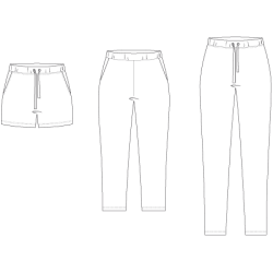 Snitmnster - Line2Line - T615 Sweatpants med skrlommer