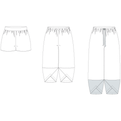 Snitmnster - Line2Line - T618 Posebuks med manchet effekt