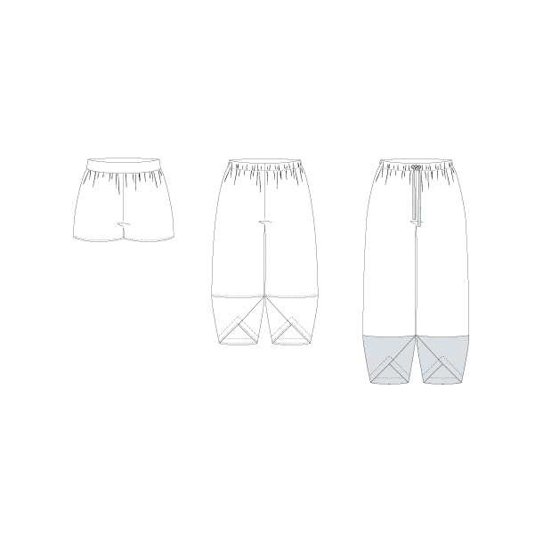 Snitmnster - Line2Line - T618 Posebuks med manchet effekt