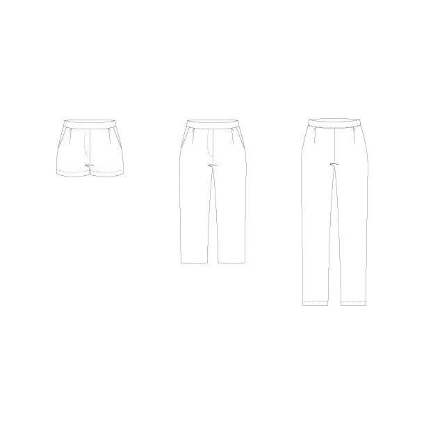 Snitmnster - Line2Line - T621 Buks med falsk falsk gylp og elastik bagp