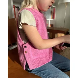 Lulu Slipover Junior - strikkeopskrift fra PetiteKnit