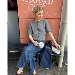 Maggie Cardigan - Strikkekit med hndfarvet garn