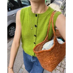 Maggie vest - Strikkekit fra PetiteKnit