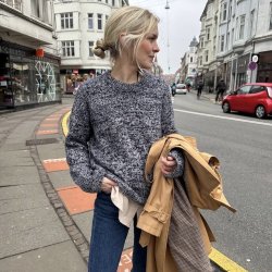 Melange Sweater - Sunday - (2XL) 3XL (4XL)