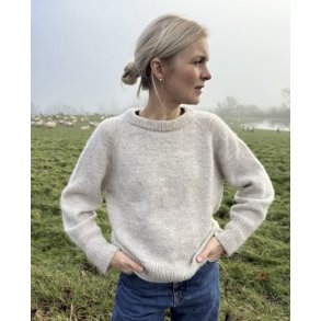 Monday sweater strikkekit fra Petiteknit - Hndfarvet merino -str. XS