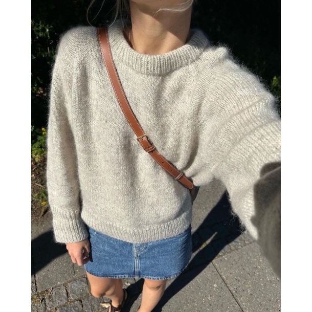 Monday sweater strikkekit fra Petiteknit - Hndfarvet merino