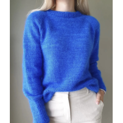 Monday sweater strikkekit fra Petiteknit - Hndfarvet merino