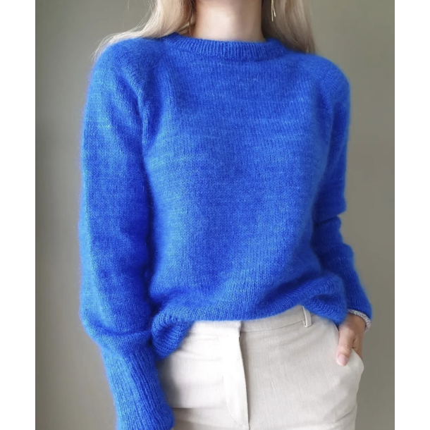 Monday sweater strikkekit fra Petiteknit - Hndfarvet merino