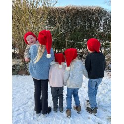 Nissehue - strikkeopskrift fra PetiteKnit