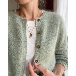 Novice Cardigan Mohair Edition strikkekit fra Petiteknit