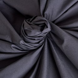 Cotton Poplin Deep Charcoal pr 0,25 m - Atelier Brunette
