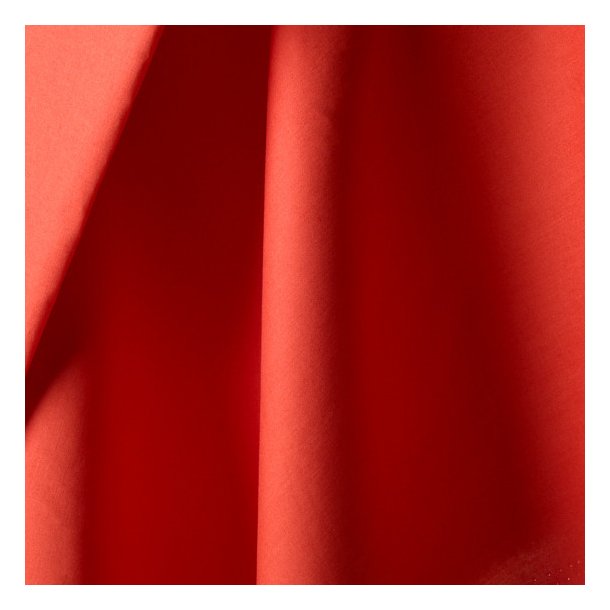 Cotton Poplin Poppy Tangerine pr 0,25 m - Atelier Brunette