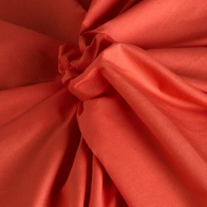Cotton Poplin Poppy Tangerine pr 0,25 m - Atelier Brunette