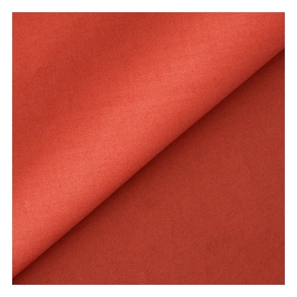 Cotton Poplin Poppy Tangerine pr 0,25 m - Atelier Brunette