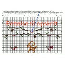 juletr�st�ppe julestemning 2028-11 Str. 128 x 128 cm.