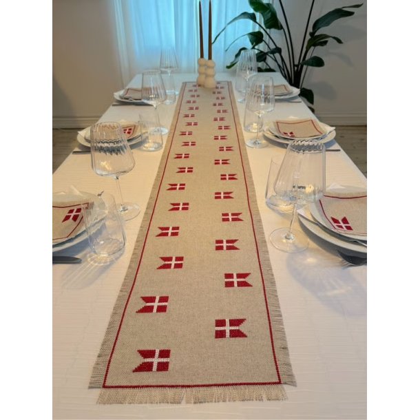 Kun flag l�ber 2056-DK ca. 30 x 181 cm.