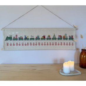 Gavetoget julekalender 2039-8 Str. 25 x 80 cm.