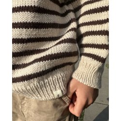 Seaside sweater strikkekit i Peer Gynt str. 1-2 r og 2-3 r