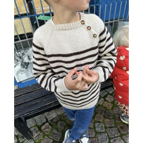 Seaside sweater strikkekit i Peer Gynt fra Petiteknit