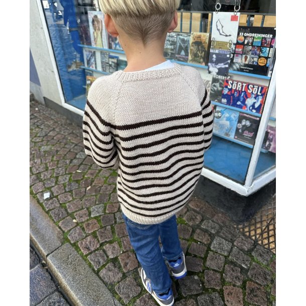 Seaside sweater strikkekit i Peer Gynt str. 1-2 r og 2-3 r