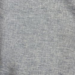 Hr/bomuld med smalle striber i bl/hvid pr. 0,25 m.