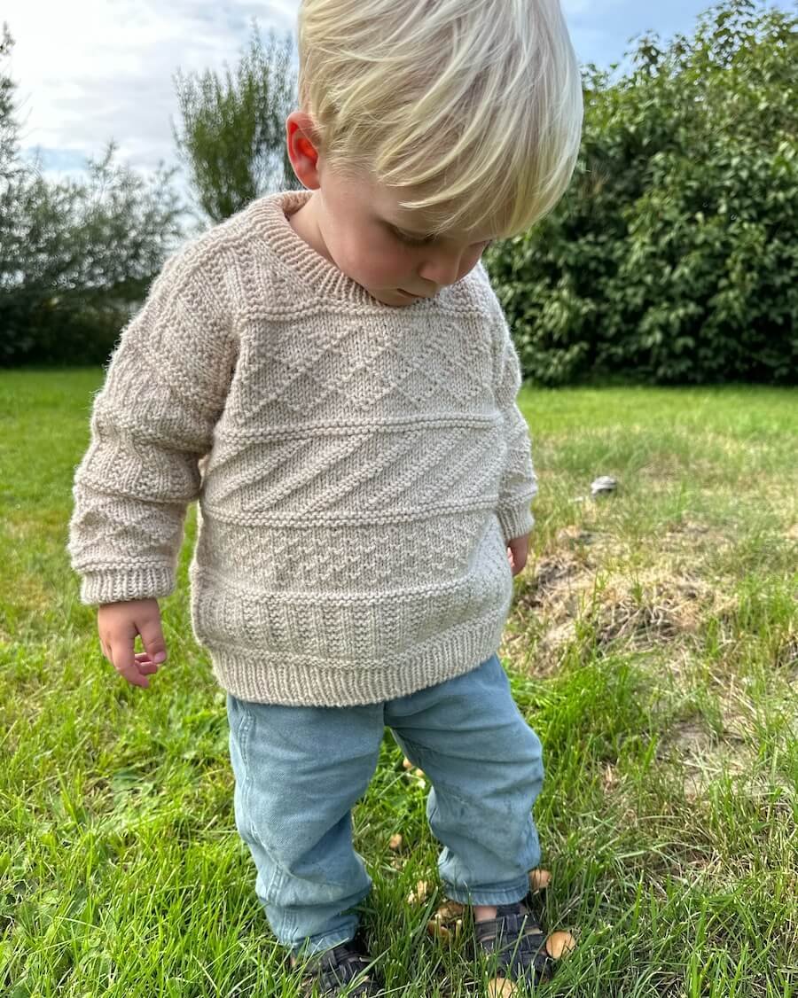 Storm Sweater Junior PetiteKnit strikkekit