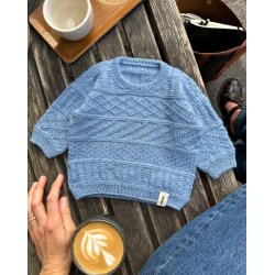 Storm Sweater Baby - strikkeopskrift fra PetiteKnit