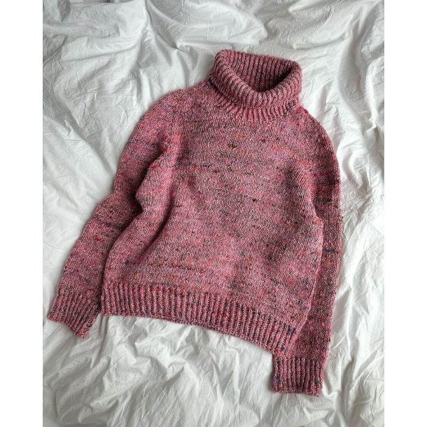 Terrazzo Sweater Junior - Strikkeopskrift fra PetiteKnit