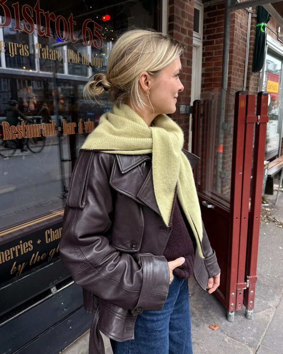 Uma Scarf - Strikkekit i Cardiff Cashmere.