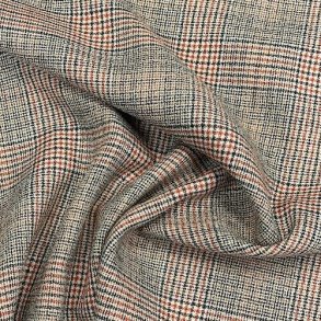 Gennemvvet viskose med tern pr. 0,25 m.