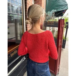 Wave Tee med lange �rmer - Strikkekit fra PetiteKnit