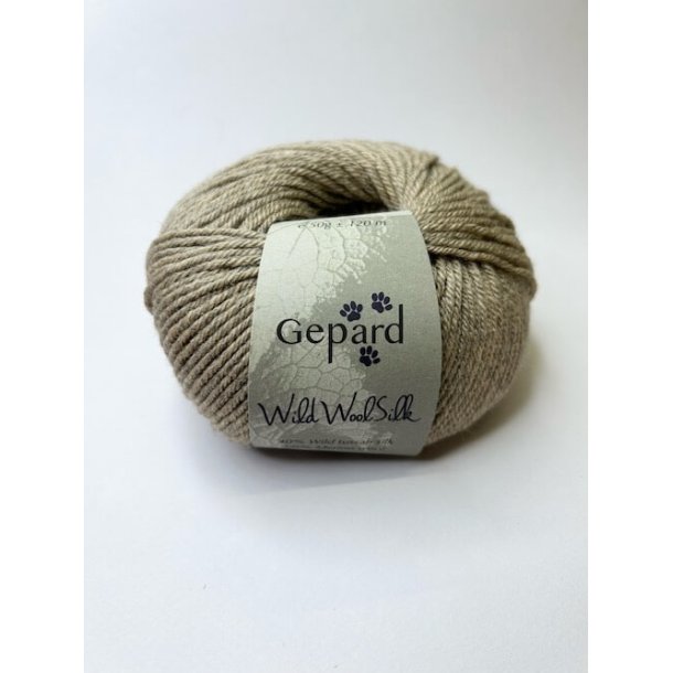 Gepard Wild Wool Silk 144 Beige sten