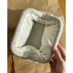 Frame til lille Clutch fra PetiteKnit 